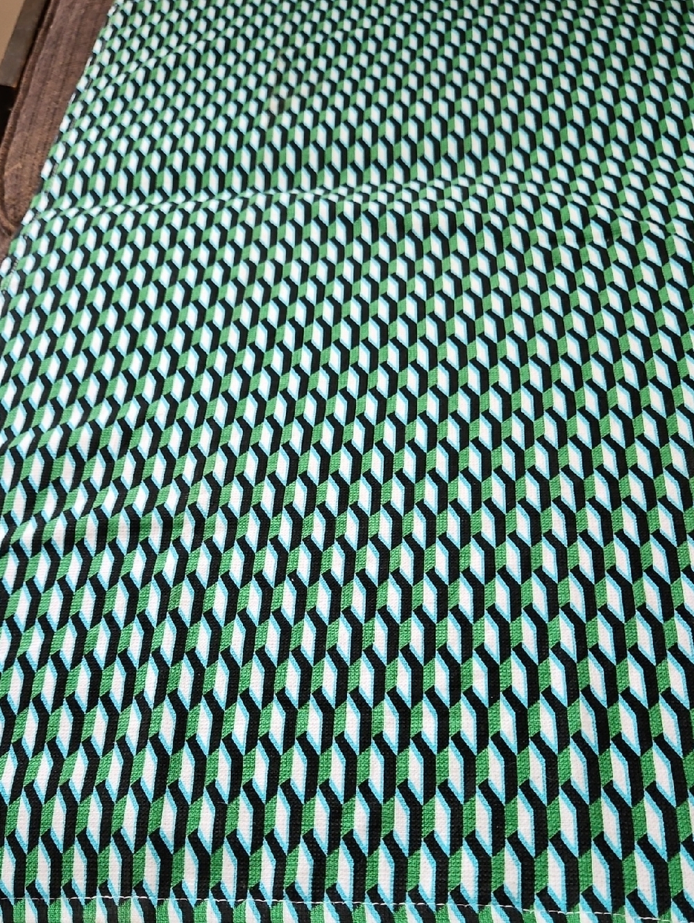 Diane Von Furstenberg Green And Black Tea Towel
